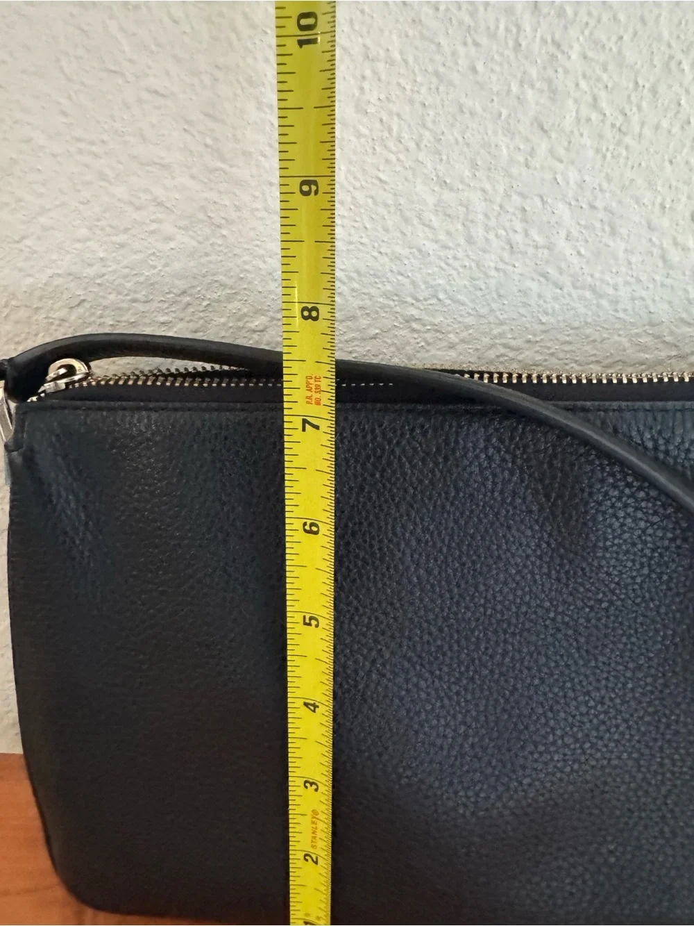 kate spade Black Pebbled Leather Crossbody with Gold Hardware